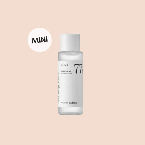 Anua Heartleaf 77% în format mini este tonerul ideal de luat în bagaj sau pentru testare. Calmează, hidratează și reduce inflamațiile – perfect pentru tenul stresat.